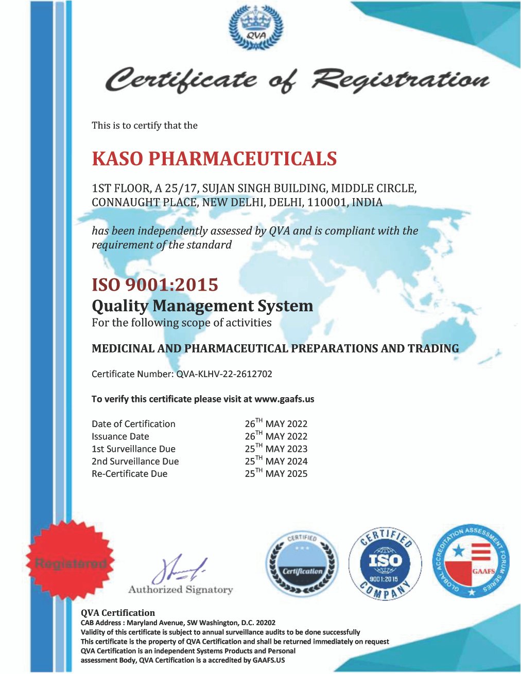  KASO ISO 9001