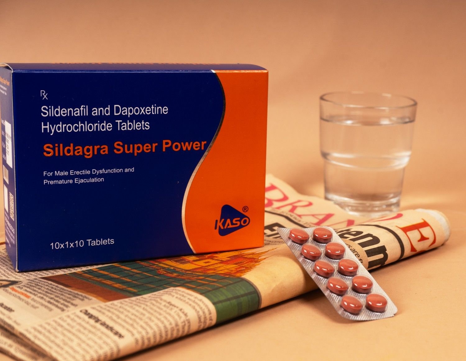 SILDAGRA Supoer Power 10x1x10 Tablet - SILDAGRA FORCE 10x1x10 – Sildenafil + Dapoxetine Tablet